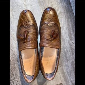 Moretti slip on leather loafers
